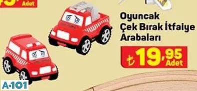 OYUNCAK ÇEK BIRAK İTFAİYE OYUNCAK ÇEK BIRAK İTFAİYE